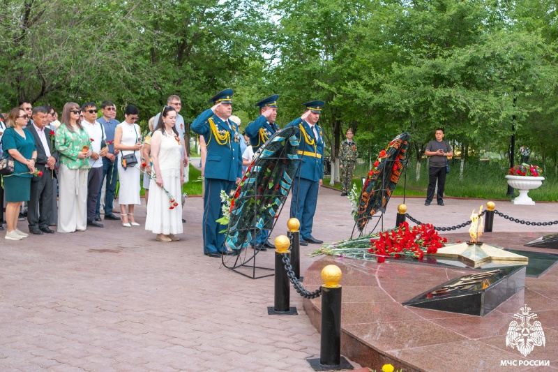 В городе Байконур состоялись торжественные мероприятия, посвящённые 81-летию Великой Победы