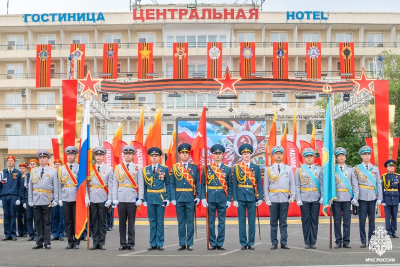 В городе Байконур состоялись торжественные мероприятия, посвящённые 81-летию Великой Победы