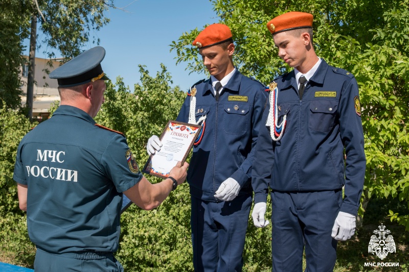 Военно-спортивный лагерь для учащихся специализированного 10 "К" класса "Пожарный кадет" школы № 4 имени В.П. Глушко.