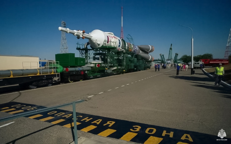 МЧС России обеспечило пожарную безопасность при запуске «Союз МС-29»