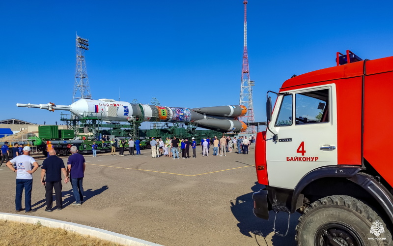 МЧС России обеспечило пожарную безопасность при запуске «Союз МС-29»