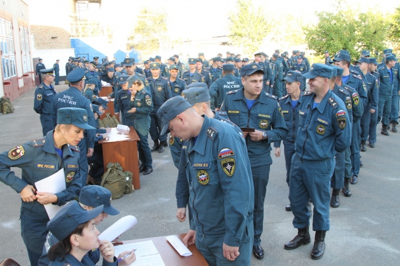 Тренировка подразделений по гражданской обороне