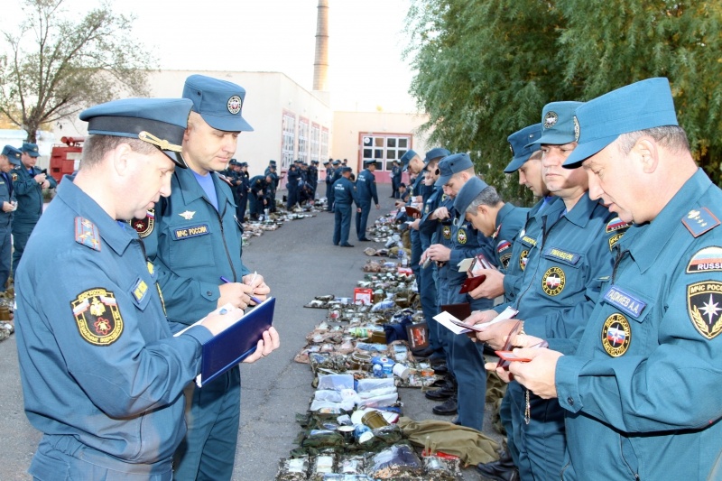 Тренировка подразделений по гражданской обороне