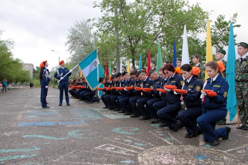 20 мая в средней школе № 4 состоялся 11-й выпуск учащихся класса «Пожарный кадет».